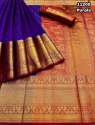 Soft Silk Zari Weaving Saree with Contrast Border thumb 5