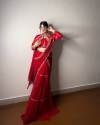 SPECIAL FANCY PARTY WEAR FAUX GEORGETTE LEHENGA SAREE thumb 5