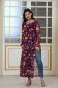Stylish Butti with Floral Digital Printed Kurti thumb 7