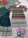 Stylish Faux Georgette Embroidery Sharara Suit  thumb 1