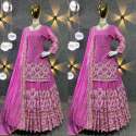 Stylish Fox Georgette With Embroidery Work Lehenga thumb 6