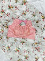 Stylish Georgette Digital Printed Saree