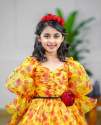 Stylish Kids Wear Organza Silk Gown thumb 7