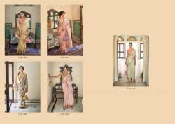 Tissue Silk Zari Saree With Kalamkari Blouse 