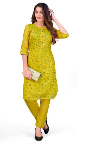 Tranding Designer Silk Kurti Pant