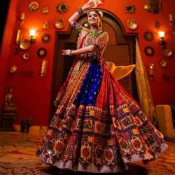 Tranditional Butter Silk Printed Lehenga Choli