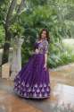 Trending Fashionable Lehenga with Sequins Embroidered work 