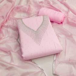 unstitched Blooming jarkan FOX & Diamond Work suits 