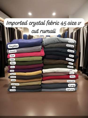 V cut Big Namazi crystal fabric hijab