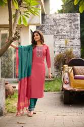 Veena Vol-1 Rayon 3pcs Suit 