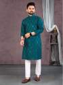 Vol-13 Work Mirror Soft Cotton Mens Kurta thumb 1