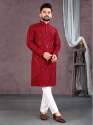 Vol-13 Work Mirror Soft Cotton Mens Kurta thumb 2