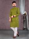 Vol-13 Work Mirror Soft Cotton Mens Kurta thumb 4