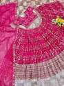 Wedding Wear Faux Georgette Silk Lehenga Choli thumb 11