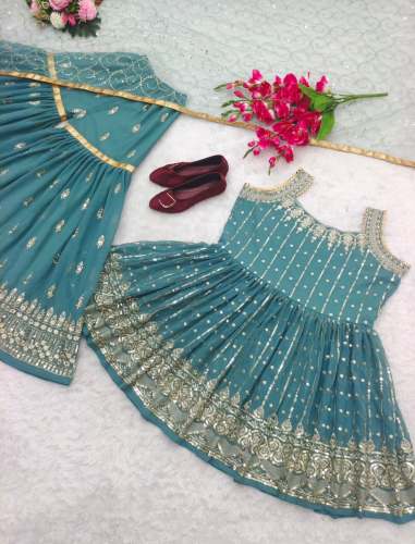 Wedding Wear Georgette Sharara Set 