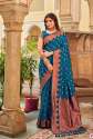wedding Wear Lichi Silk Banarasi Saree  thumb 4