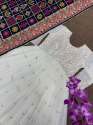 White Color Heavy Georgette Embroidery Work Gown With Dupatta thumb 8