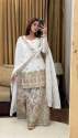 white-color-heavy-georgette-sharara-suit