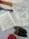 White Color Muslin Printed Kurti & Pant With Cotton Thread Work  thumb 5