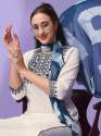 White Color Viscose Rayon Kurti Pant And Dupatta thumb 2