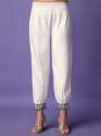 White Color Viscose Rayon Kurti Pant And Dupatta thumb 6