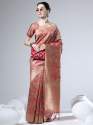 Women Tussar Silk Jamdani Weaving Saree  thumb 8