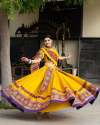 Yellow Color Butter Silk Embroidery Lehenga Choli