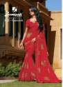 Anokhi 5621 Laxmipati Red Chiffon Saree