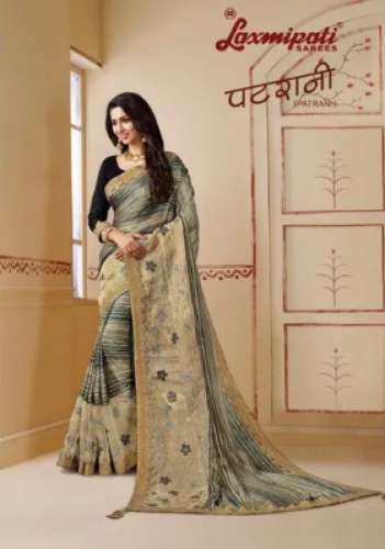 Laxmipati Organza Silk Saree by Sanskar Sarees