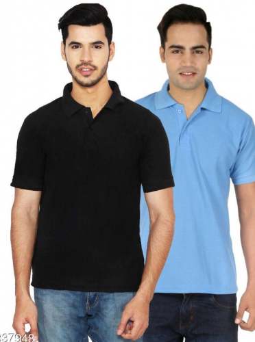Mens Collar T Shirt At Wholesale Price by Mahi Fashion