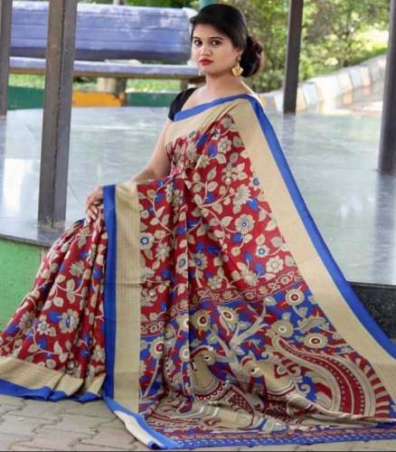 New Kalamkari Printed Saree For Women by Anushka Saree House