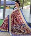 New Kalamkari Printed Saree For Women