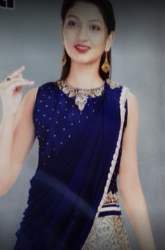 New Kids Blue And White Gown At Wholesale Price