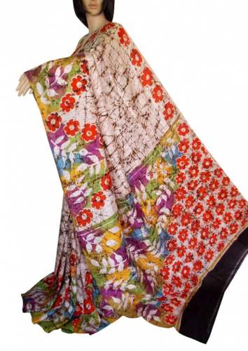 Kalamkari Printed Saree For Women by PM Textile