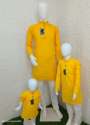 Kids haldi yellow kurta pajama thumb 3