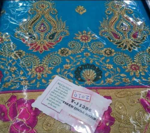 New Collection Embroidery Saree For Women by Patra Textile