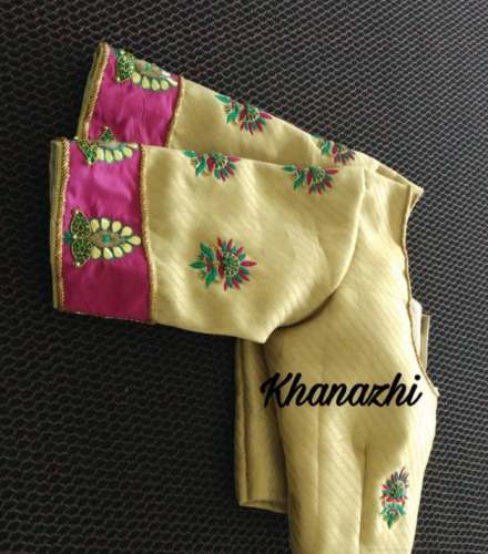 New Collection Yellow Ready Made Blouse by Khanazhi