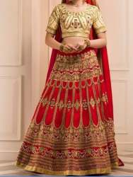 New Collection Red Embroidery Bridal Lehenga Choli