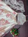 PARTY WEAR DIGITAL PRINT ORGANZA LEHENGA thumb 2