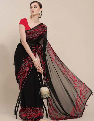 V5 Creation Presents Fire Georgette Saree Catalog