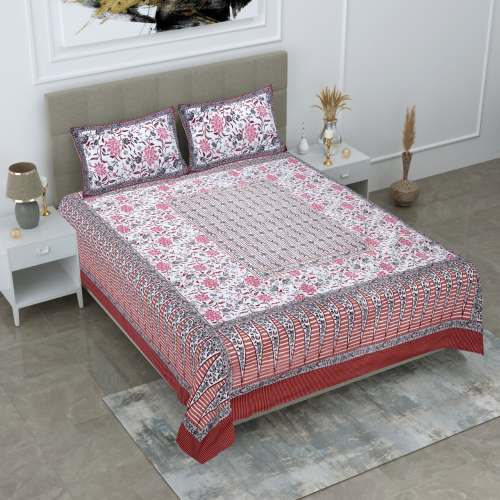 Buy Cotton Printed BedSheet At Wholesale Rate by Quality Market