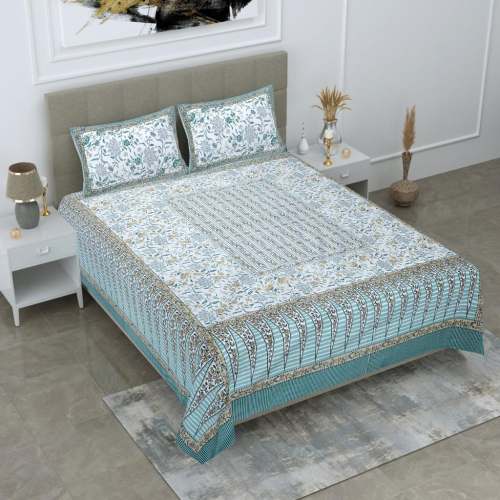 Buy New Collection King Size Cotton Bedsheet