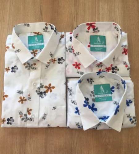 Men Floral Print Shirt by Nagatejashree Garments
