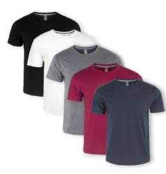 Mens Casual Wear Cotton Round Neck T Shirt 