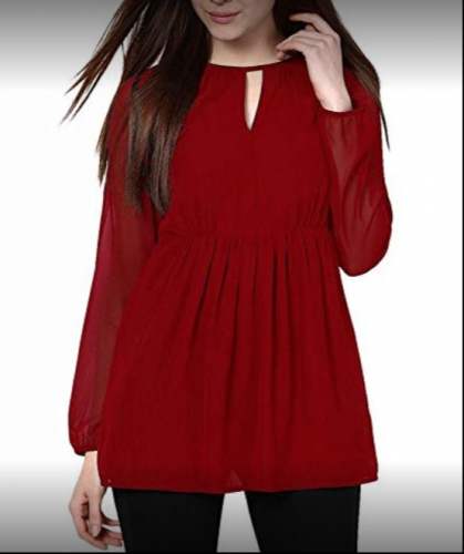 New Collection Marron Top For Women by ItStyle Comfort Fit