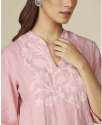  Cotton Embroidered Long Kurta thumb 2
