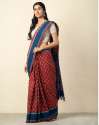 cotton-ikat-weave-saree