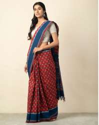 Cotton Ikat Weave Saree