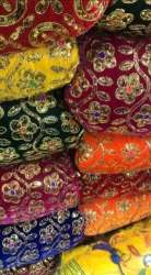 Velvet Embroidered Fabric