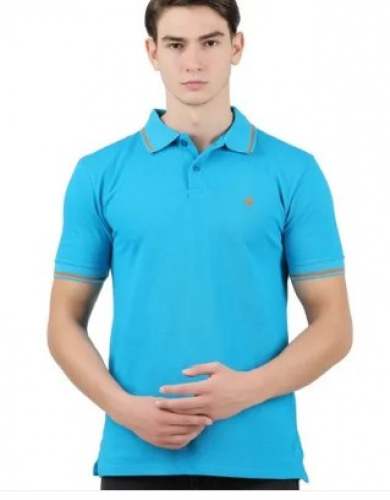 Plain Polo T shirt For Men  by Gunja Textiles